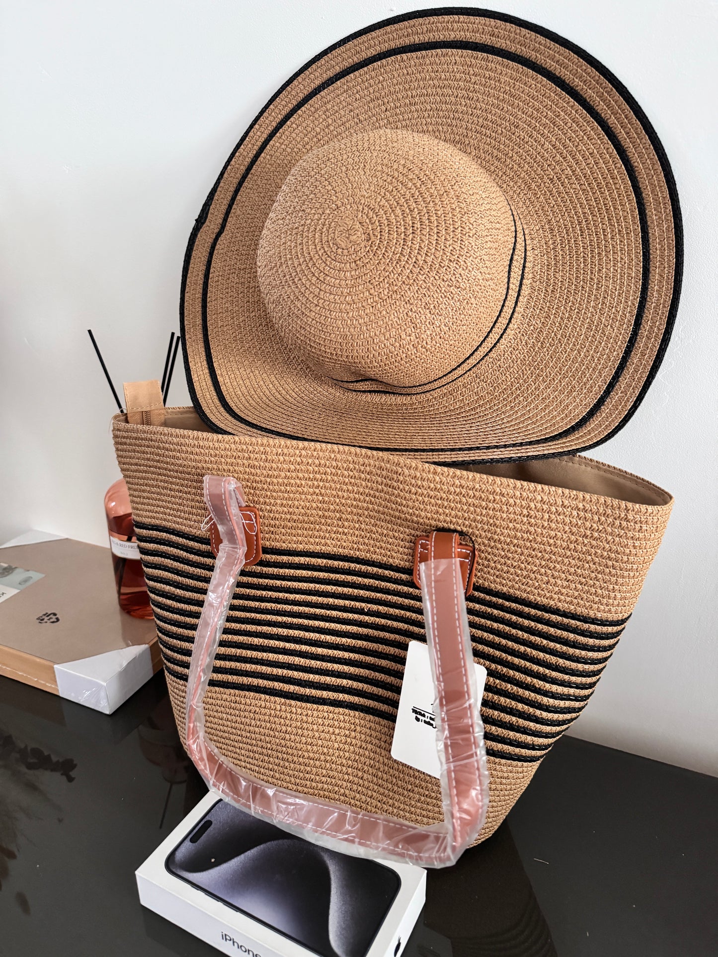 Sac en paille bohème – style chic et estival