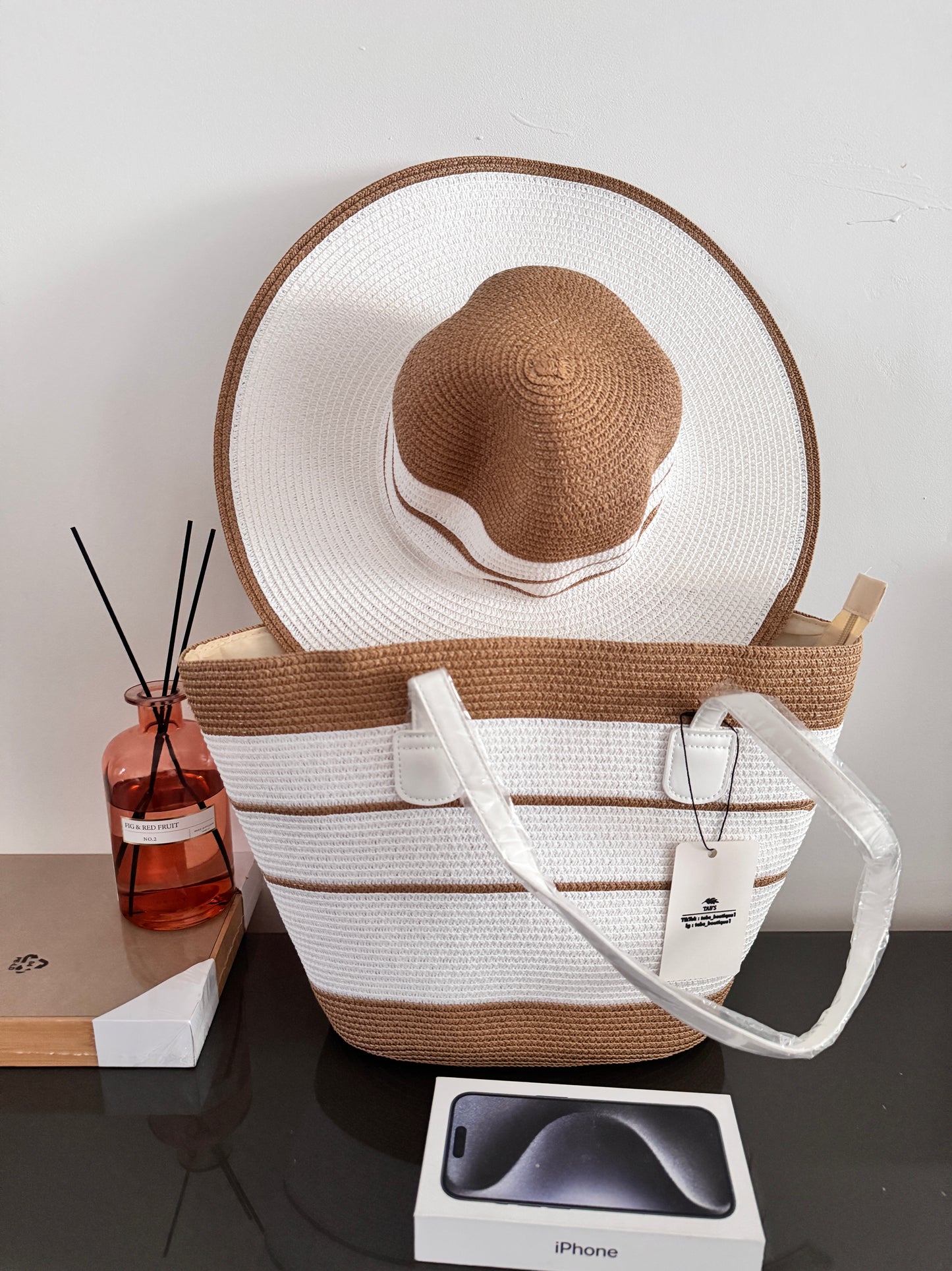Sac en paille bohème – style chic et estival