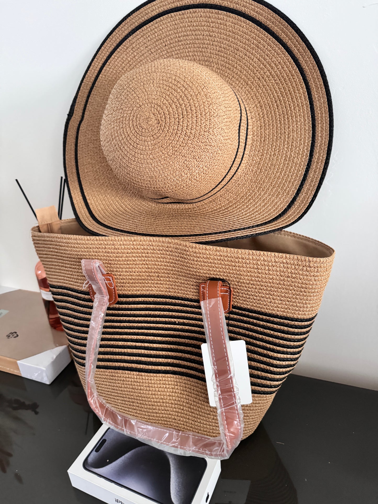 Sac en paille bohème – style chic et estival