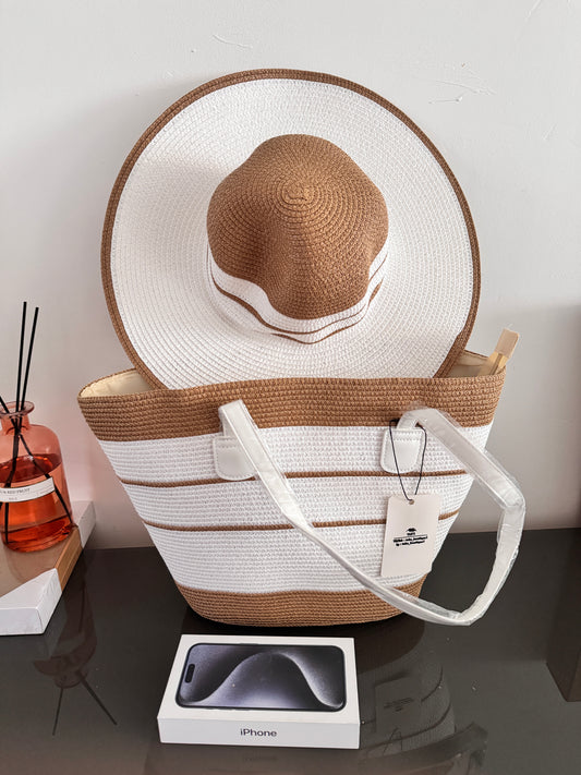 Sac en paille bohème – style chic et estival